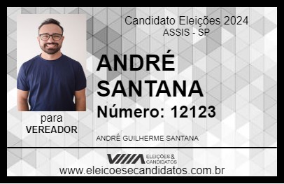 Candidato ANDRÉ SANTANA 2024 - ASSIS - Eleições