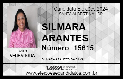 Candidato SILMARA ARANTES 2024 - SANTA ALBERTINA - Eleições