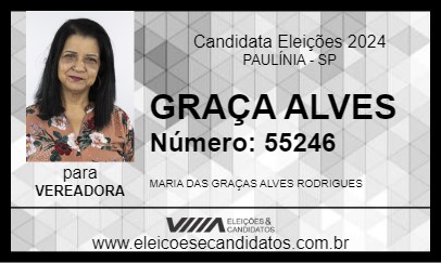 Candidato GRAÇA ALVES 2024 - PAULÍNIA - Eleições