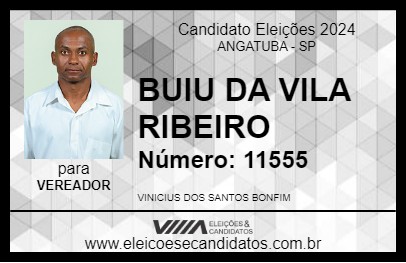 Candidato BUIU DA VILA RIBEIRO 2024 - ANGATUBA - Eleições