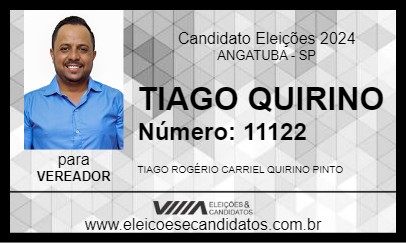 Candidato TIAGO QUIRINO 2024 - ANGATUBA - Eleições