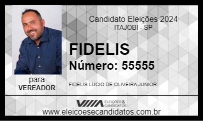 Candidato FIDELIS 2024 - ITAJOBI - Eleições