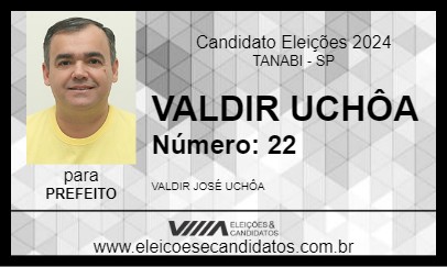 Candidato VALDIR UCHÔA 2024 - TANABI - Eleições