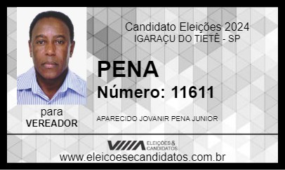 Candidato PENA 2024 - IGARAÇU DO TIETÊ - Eleições