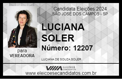 Candidato LUCIANA SOLER 2024 - SÃO JOSÉ DOS CAMPOS - Eleições