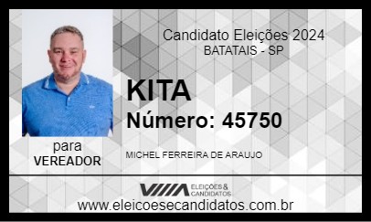 Candidato KITA 2024 - BATATAIS - Eleições