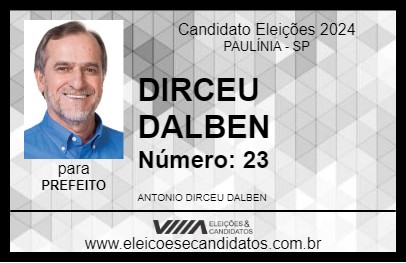 Candidato DIRCEU DALBEN 2024 - PAULÍNIA - Eleições