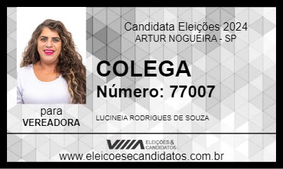 Candidato COLEGA 2024 - ARTUR NOGUEIRA - Eleições