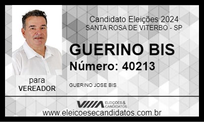 Candidato GUERINO BIS 2024 - SANTA ROSA DE VITERBO - Eleições