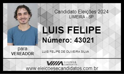 Candidato LUIS FELIPE 2024 - LIMEIRA - Eleições