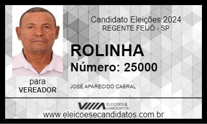 Candidato ROLINHA 2024 - REGENTE FEIJÓ - Eleições