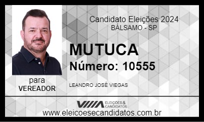 Candidato MUTUCA 2024 - BÁLSAMO - Eleições