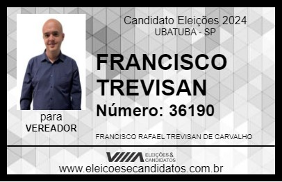 Candidato FRANCISCO TREVISAN 2024 - UBATUBA - Eleições