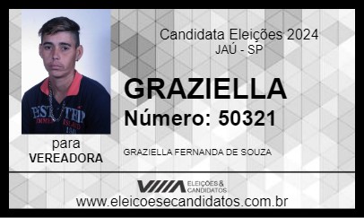 Candidato GRAZIELLA 2024 - JAÚ - Eleições