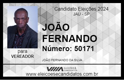 Candidato JOÃO FERNANDO 2024 - JAÚ - Eleições