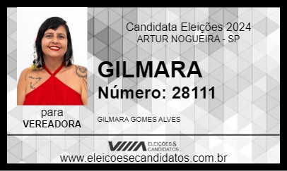 Candidato GILMARA 2024 - ARTUR NOGUEIRA - Eleições