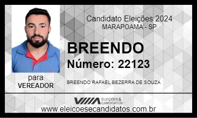 Candidato BREENDO 2024 - MARAPOAMA - Eleições