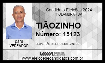 Candidato TIÃOZINHO 2024 - HOLAMBRA - Eleições