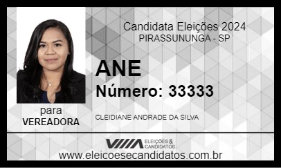 Candidato ANE 2024 - PIRASSUNUNGA - Eleições