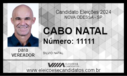 Candidato CABO NATAL 2024 - NOVA ODESSA - Eleições