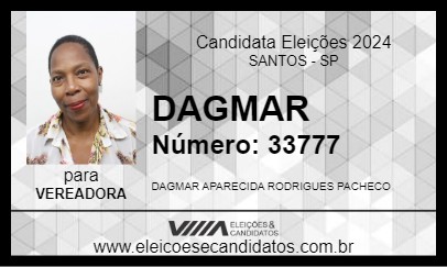 Candidato DAGMAR 2024 - SANTOS - Eleições