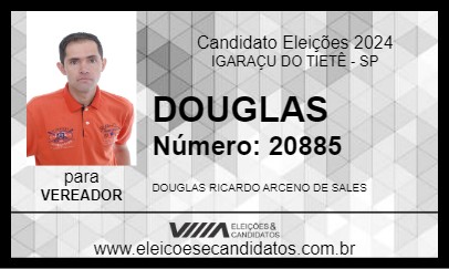 Candidato DOUGLAS 2024 - IGARAÇU DO TIETÊ - Eleições