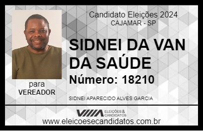 Candidato SIDNEI DA VAN 2024 - CAJAMAR - Eleições