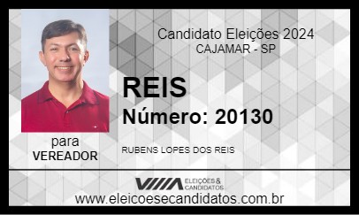 Candidato REIS 2024 - CAJAMAR - Eleições