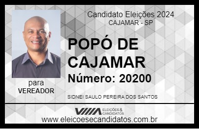 Candidato POPÓ DE CAJAMAR 2024 - CAJAMAR - Eleições