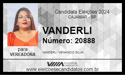 Candidato VANDERLI 2024 - CAJAMAR - Eleições