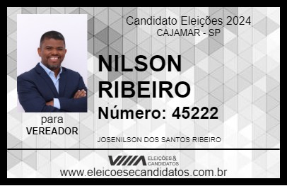 Candidato NILSON RIBEIRO 2024 - CAJAMAR - Eleições