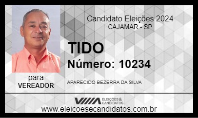 Candidato TIDO 2024 - CAJAMAR - Eleições