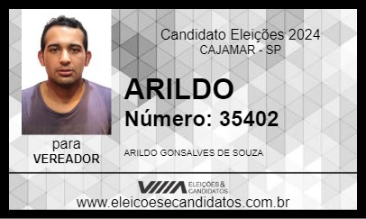 Candidato ARILDO 2024 - CAJAMAR - Eleições