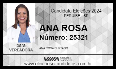 Candidato ANA ROSA 2024 - PERUÍBE - Eleições