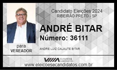 Candidato ANDRÉ BITAR 2024 - RIBEIRÃO PRETO - Eleições