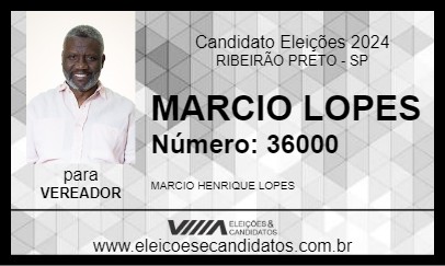 Candidato MARCIO LOPES 2024 - RIBEIRÃO PRETO - Eleições