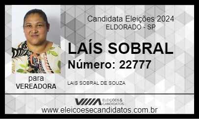 Candidato LAÍS SOBRAL 2024 - ELDORADO - Eleições