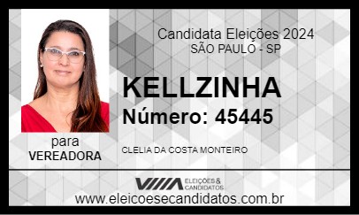 Candidato KELLZINHA 2024 - SÃO PAULO - Eleições