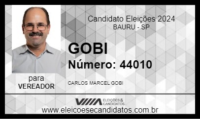 Candidato GOBI 2024 - BAURU - Eleições