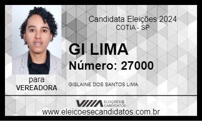 Candidato GI LIMA 2024 - COTIA - Eleições