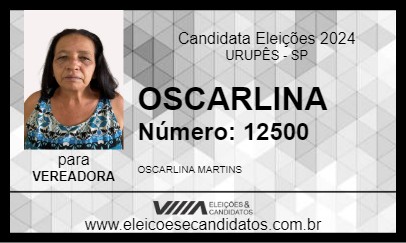 Candidato OSCARLINA 2024 - URUPÊS - Eleições