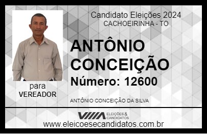 Candidato ANTÔNIO CONCEIÇÃO 2024 - CACHOEIRINHA - Eleições