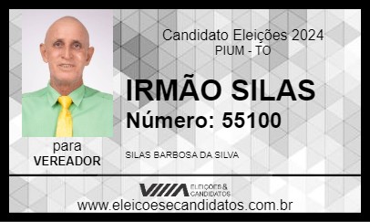 Candidato IRMÃO SILAS 2024 - PIUM - Eleições