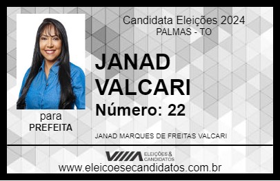 Candidato JANAD VALCARI 2024 - PALMAS - Eleições