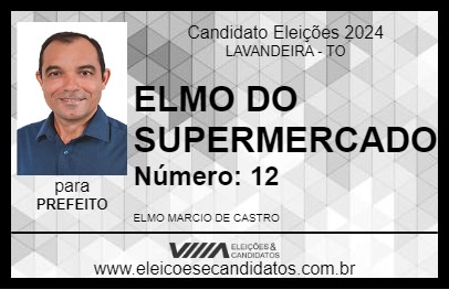 Candidato ELMO DO SUPERMERCADO 2024 - LAVANDEIRA - Eleições