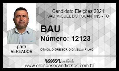 Candidato BAU 2024 - SÃO MIGUEL DO TOCANTINS - Eleições