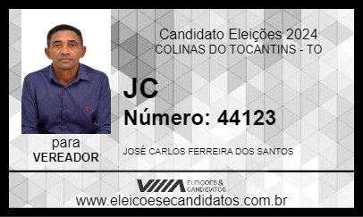 Candidato JC 2024 - COLINAS DO TOCANTINS - Eleições