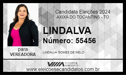 Candidato LINDALVA 2024 - AXIXÁ DO TOCANTINS - Eleições