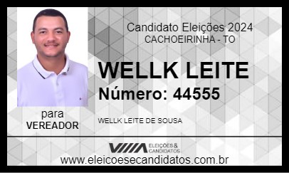 Candidato WELLK LEITE 2024 - CACHOEIRINHA - Eleições