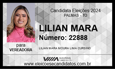 Candidato LILIAN MARA 2024 - PALMAS - Eleições